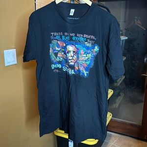 Rare Collectible Barack Obama Runway To Win T-Shirt Phil Fung Size Large